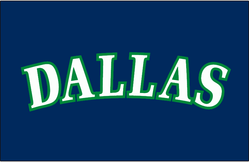 Dallas Mavericks 1993 94-2000 01 Jersey Logo iron on paper